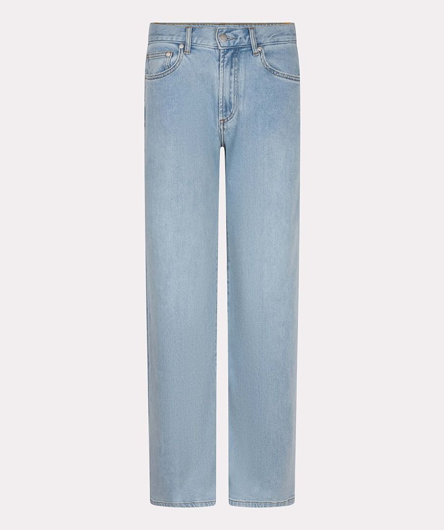 Esqualo Mid Blue Wide Leg Denim
