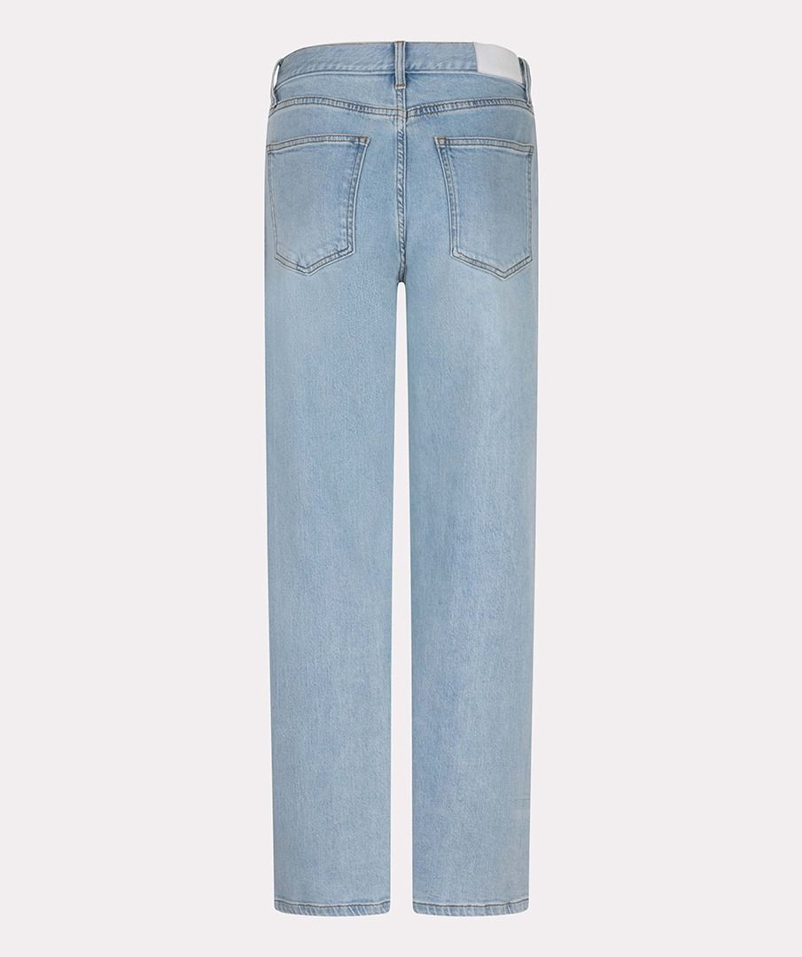 Esqualo Mid Blue Wide Leg Denim