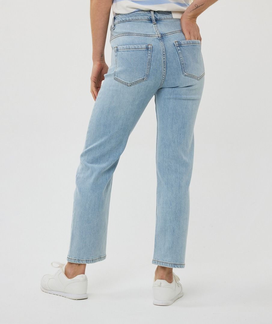 Esqualo Light Blue Embroidered Jeans