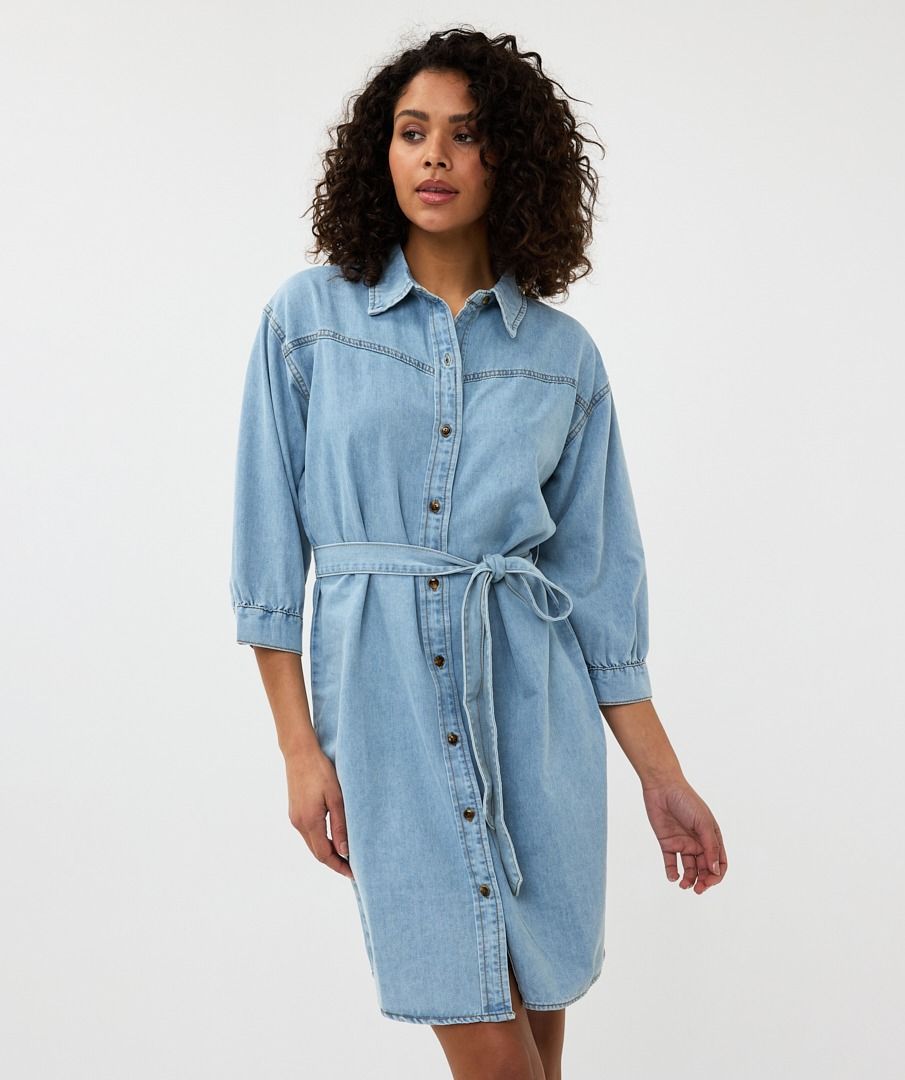 Esqualo Short Belted Denim Dress