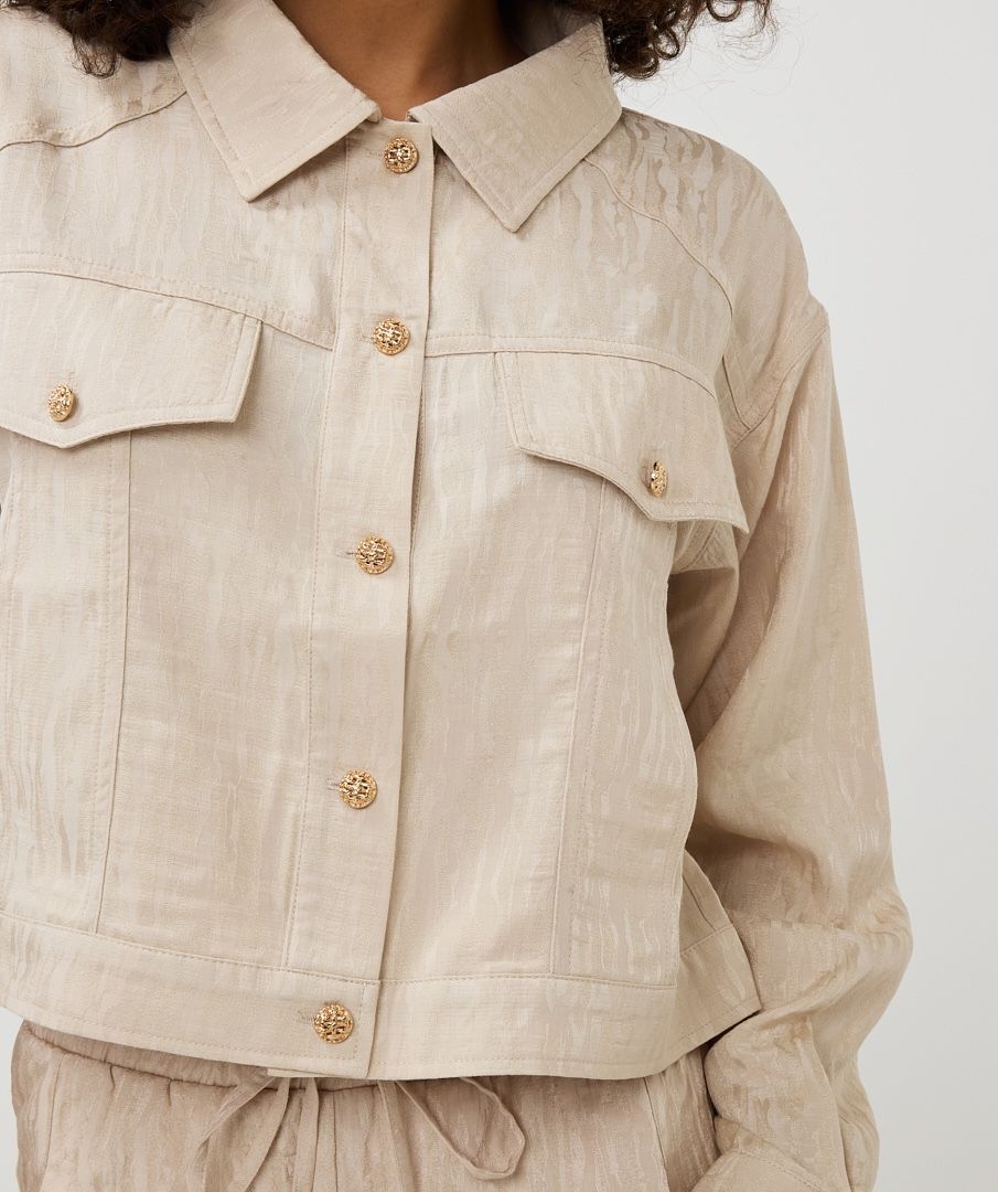 Esqualo Sand Jacquard Jacket