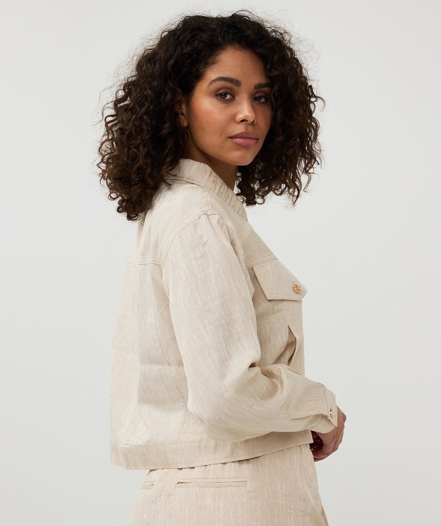 Esqualo Sand Jacquard Jacket