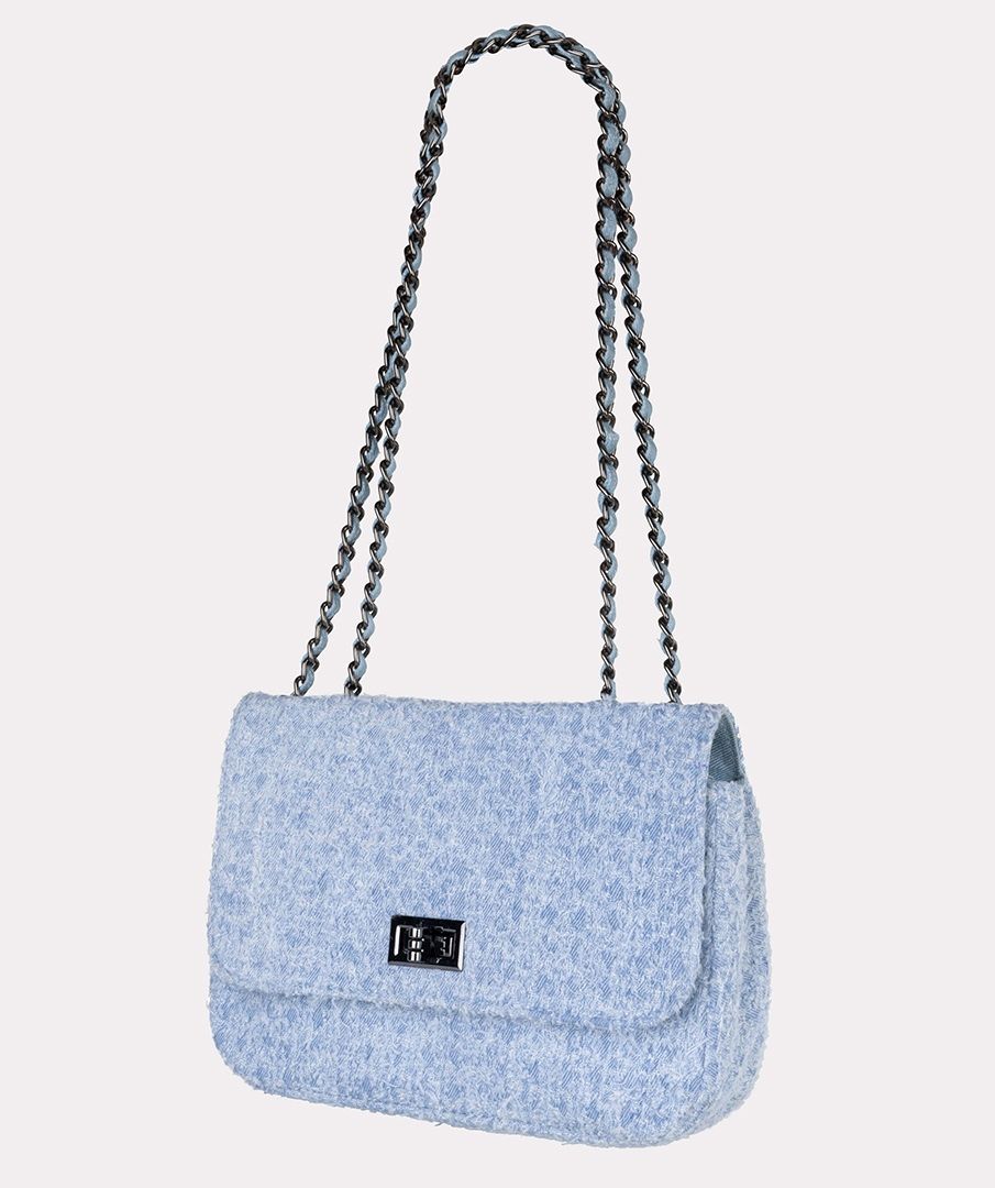 Esqualo Light Blue Denim Bag