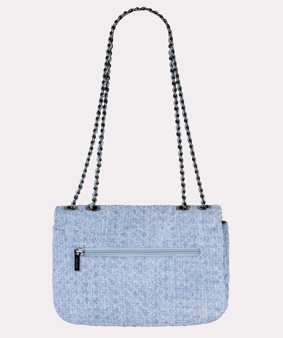 Esqualo Light Blue Denim Bag