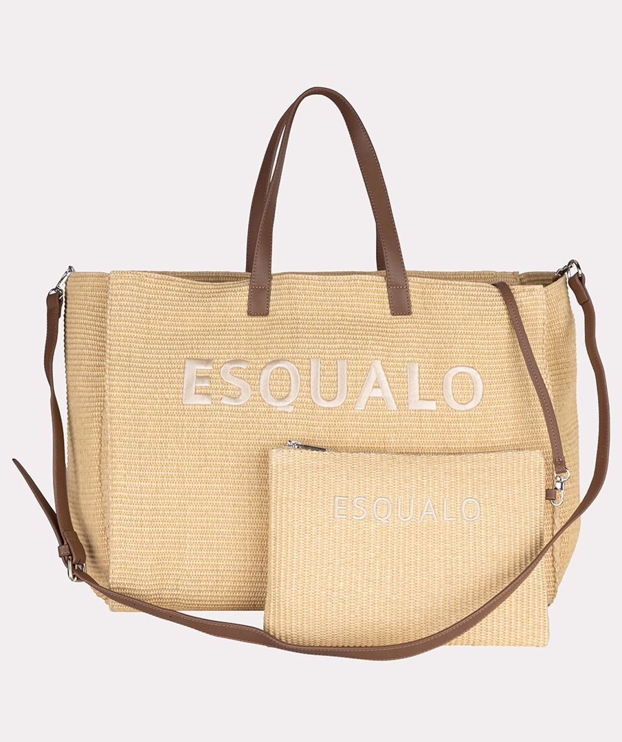 Esqualo Yellow Embroidery &quot;Esqualo&quot; Bag