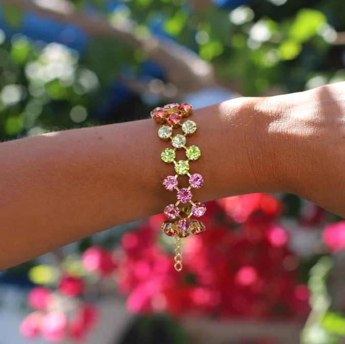 Caroline Svedbom Livia Bracelet Gold Tropicana Combo