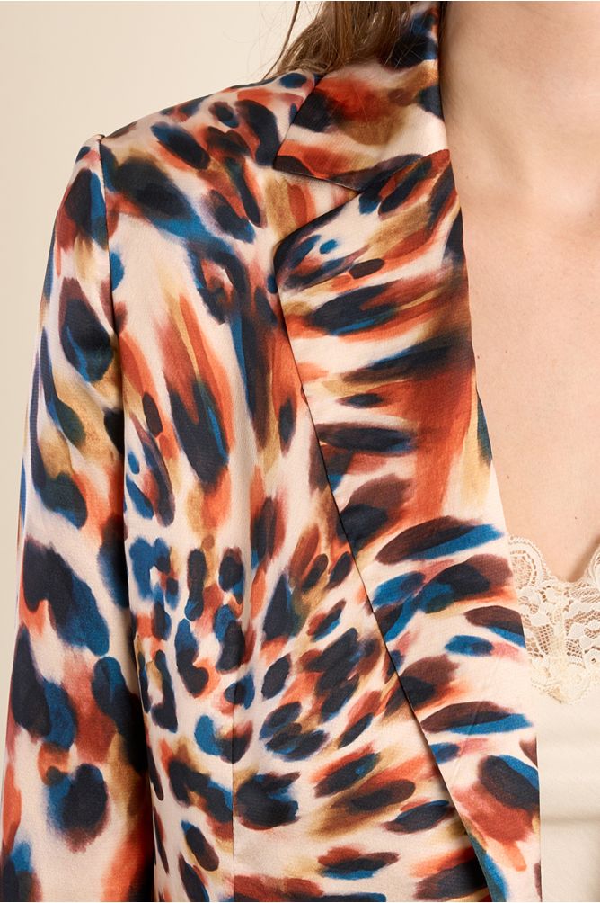 Molly Bracken Straight Printed Blazer