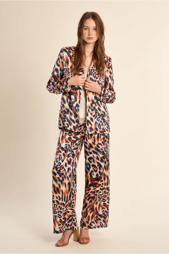 Molly Bracken Straight Printed Blazer