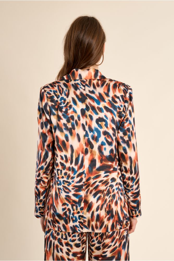 Molly Bracken Straight Printed Blazer
