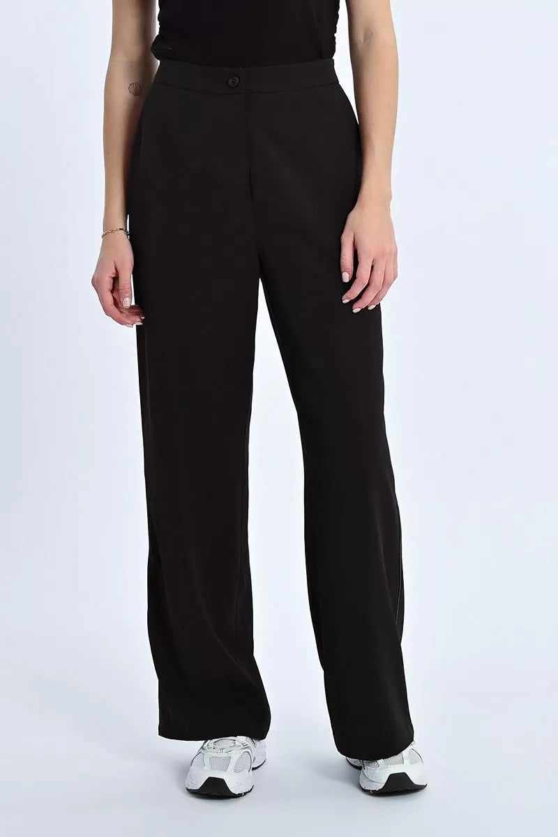 Molly Bracken Straight Black Trousers