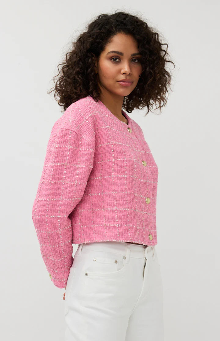 Esqualo Tweed Gold/Rose Blazer