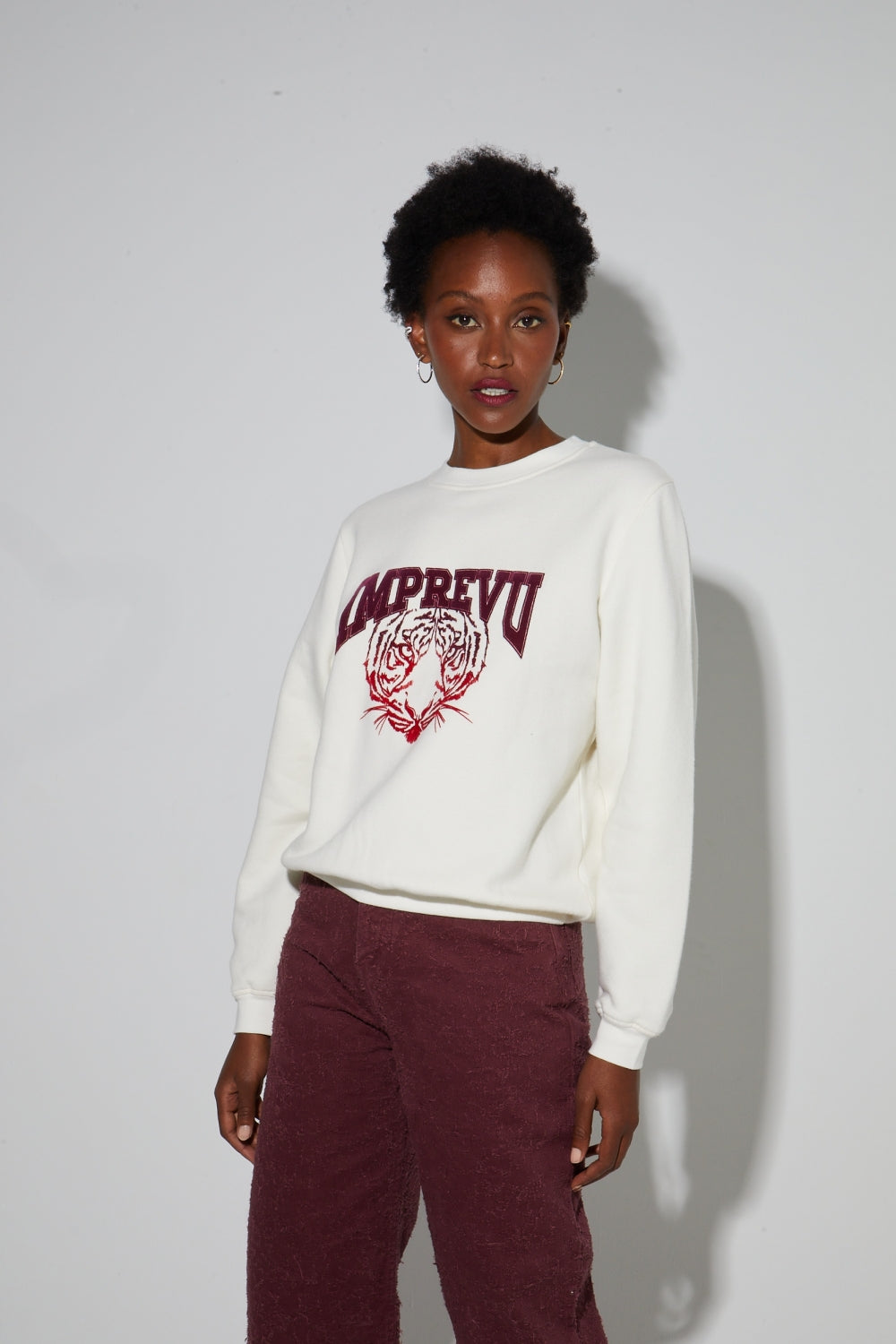 Imprevu Rouge Tiger Degrade Rouge Sweatshirt