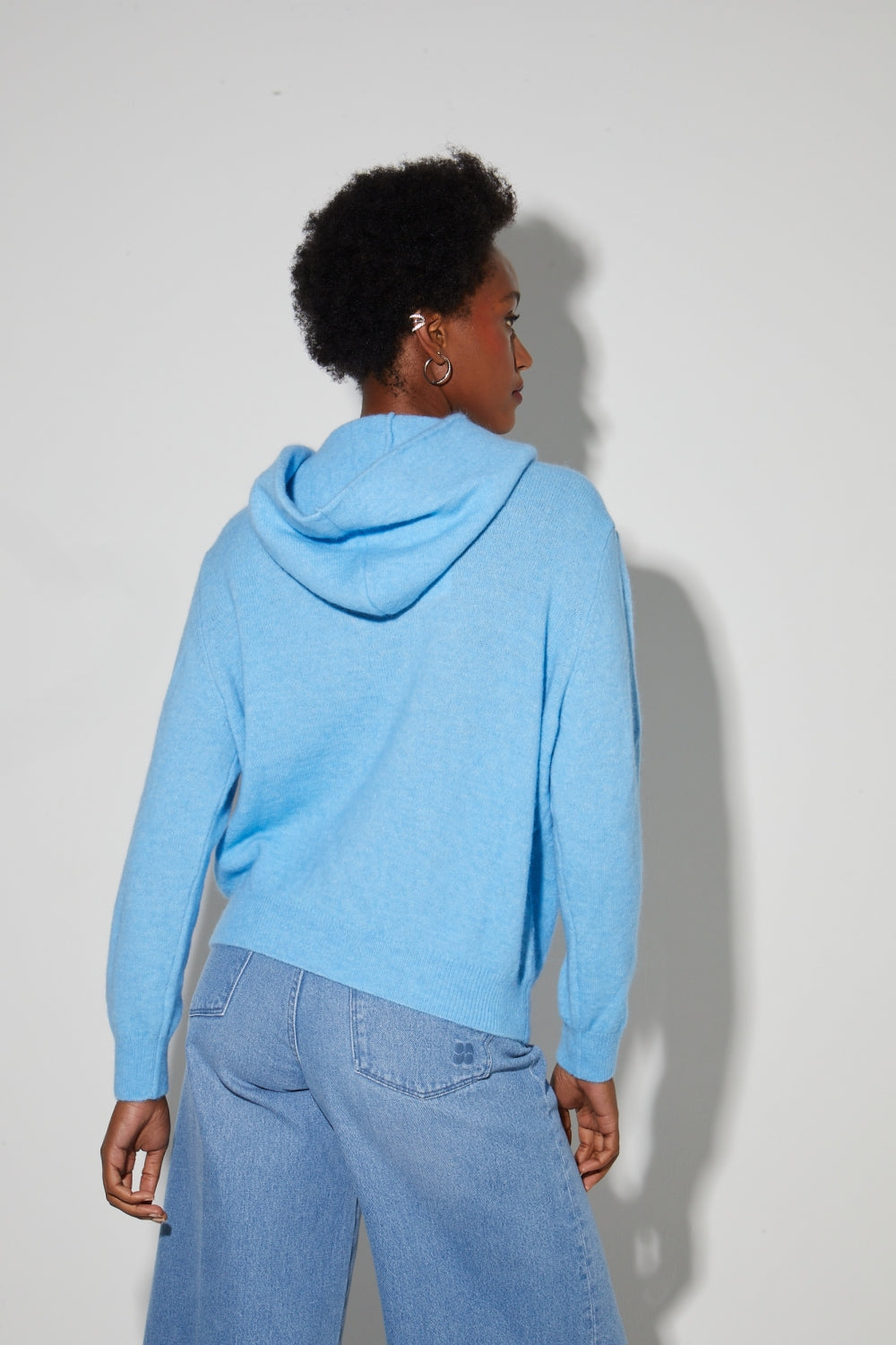 IMPREVU Electric Blue Nola Alpaca Wool Sweatshirt