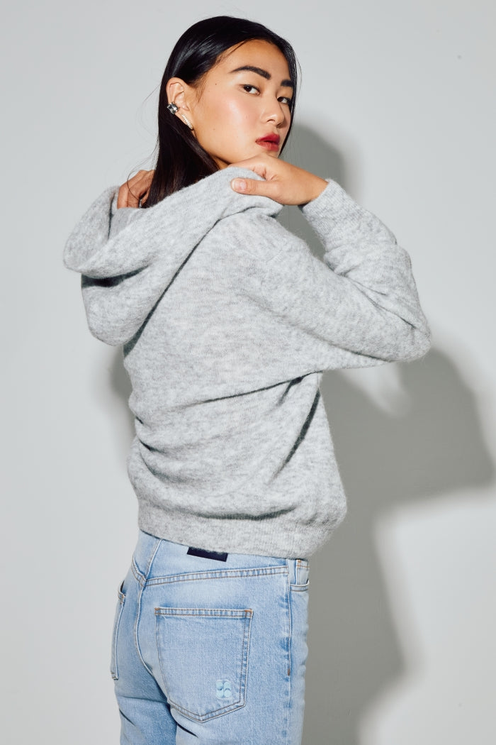 IMPREVU Alpaca Wool Grey Nola Sweatshirt