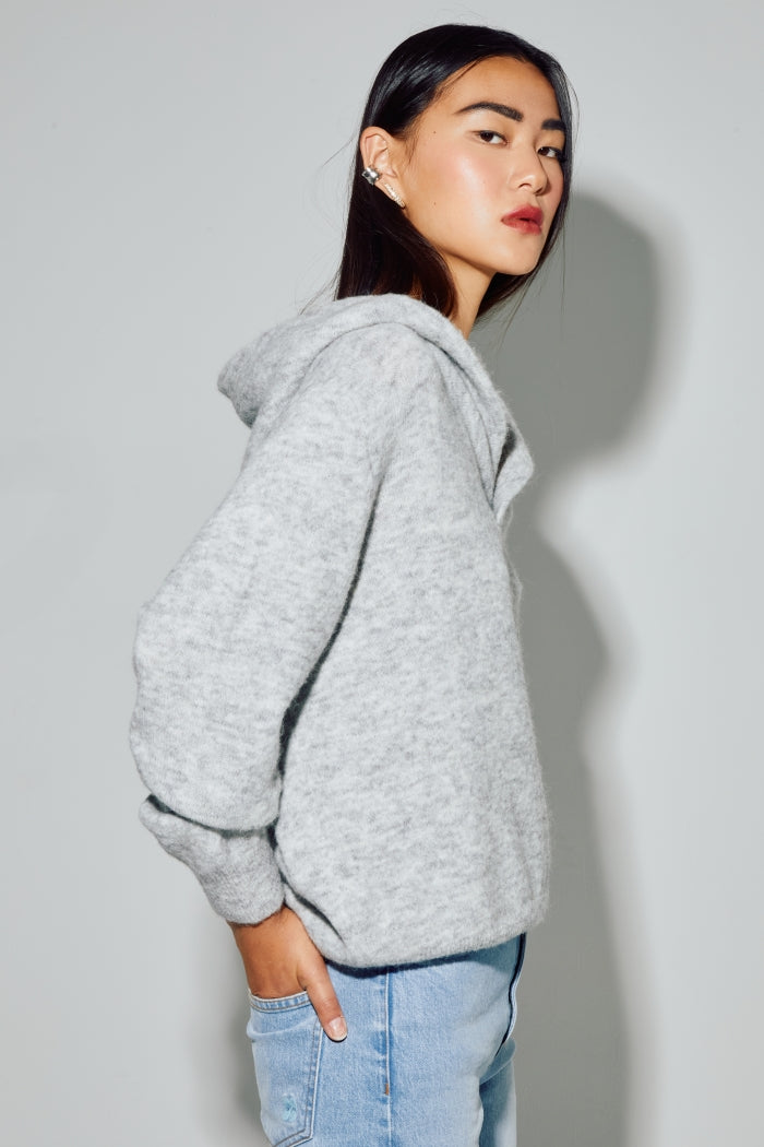 IMPREVU Alpaca Wool Grey Nola Sweatshirt