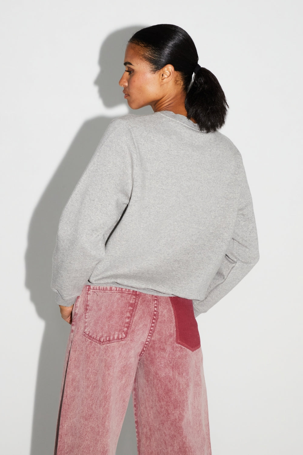 IMPREVU Eddie Herrison Grey/Red Sweatshirt