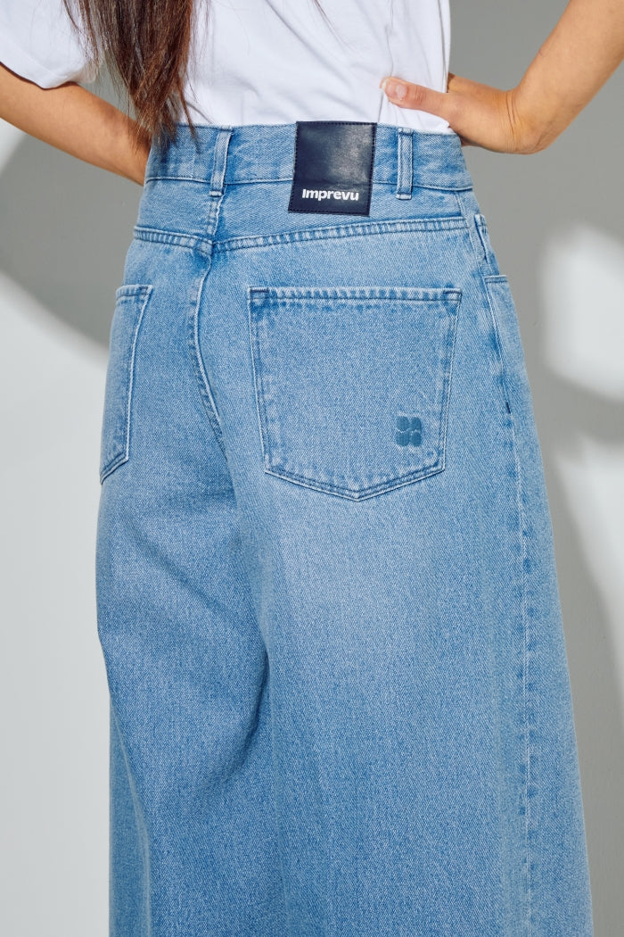 Imprevu Medium Blue Swiggy Palazzo