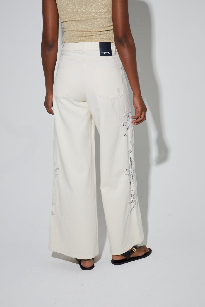 Imprevu Swiggy Palazzo Natural Embriodery