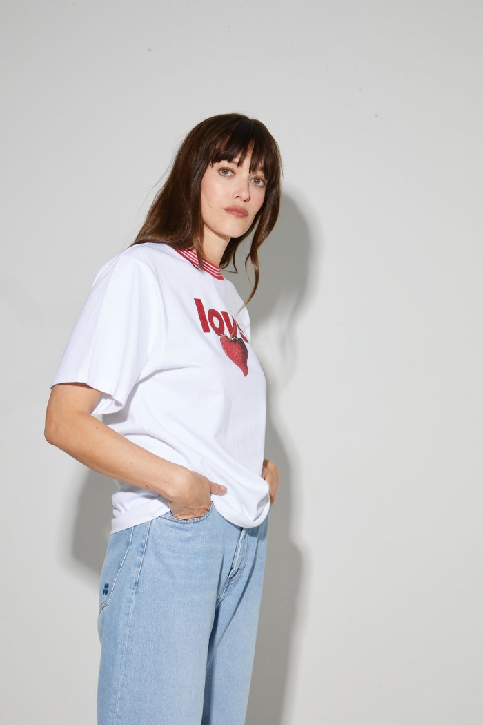 Imprevu Colette Print Love Tshirt