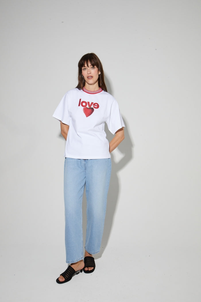 Imprevu Colette Print Love Tshirt