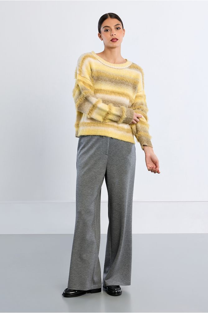 Molly Bracken Tie Dye Lime Green Sweater