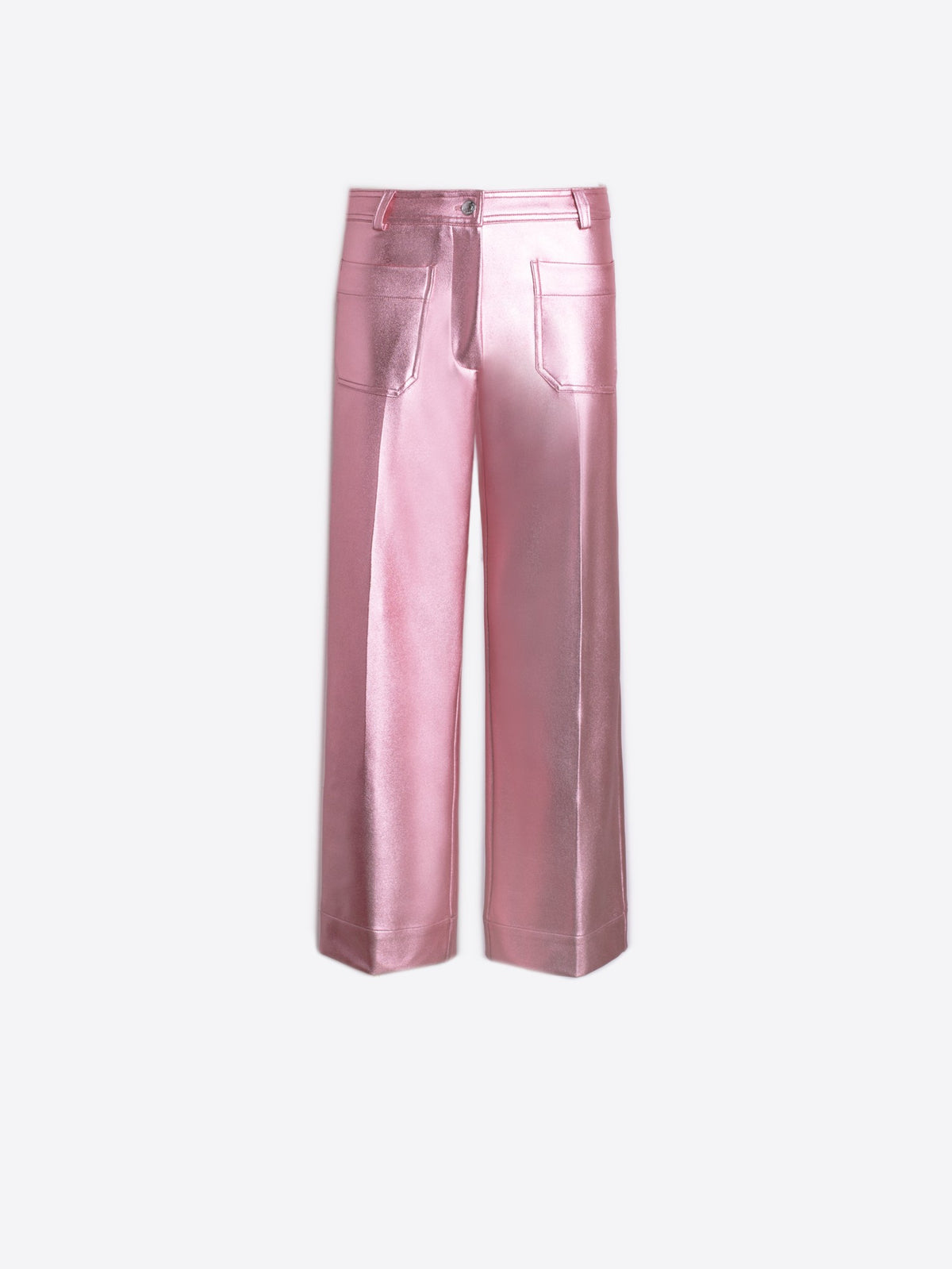 Vilagallo Dorin Rosa Metallic Stretchy Trousers