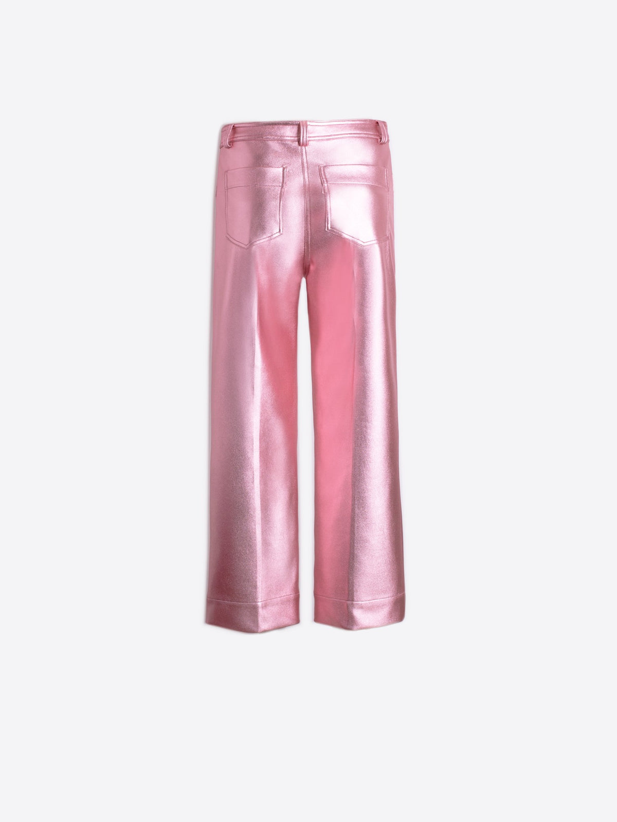 Vilagallo Dorin Rosa Metallic Stretchy Trousers