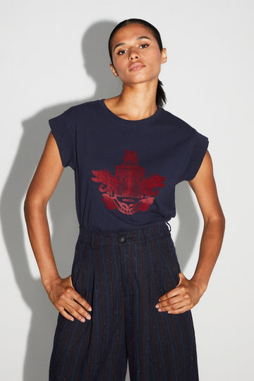 IMPREVU J Navy Robbie Tshirt
