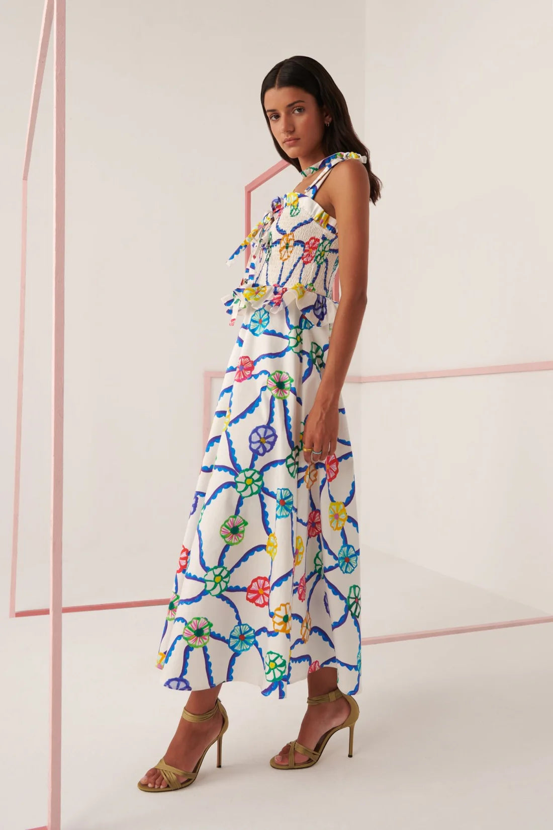 Celia B Turpan Blue Dress