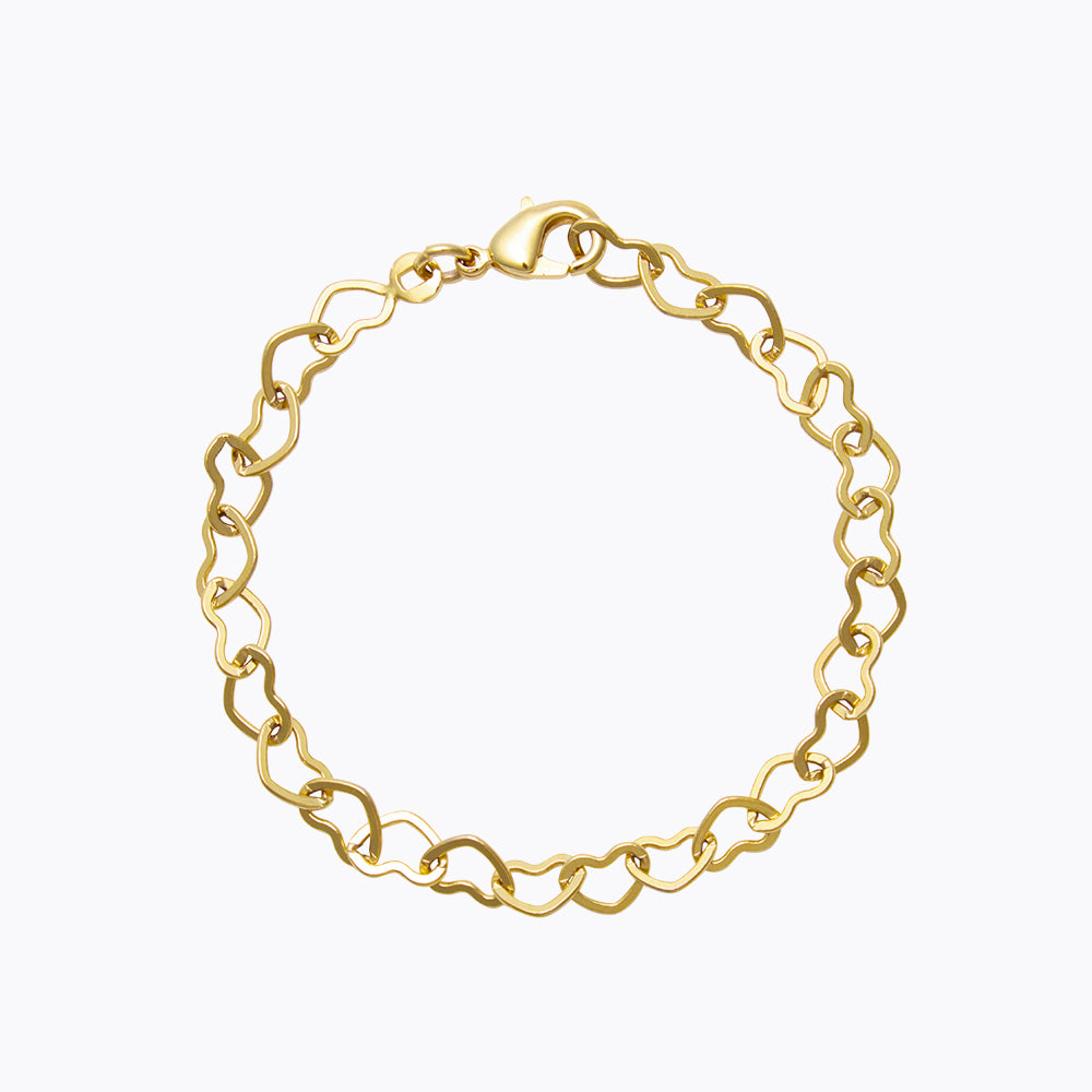 Caroline Svedbom Heart Chain Bracelet