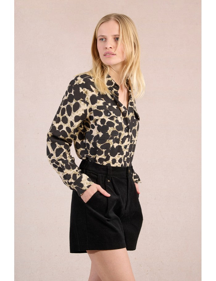 Molly Bracken Velvet Black Shorts