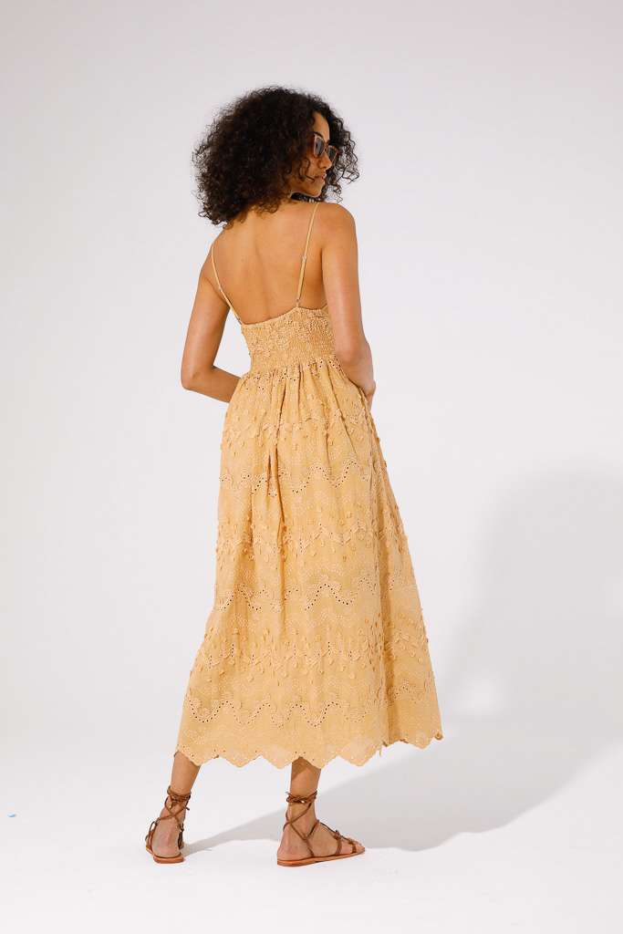 GoaGoa Mustard Maxi Dress