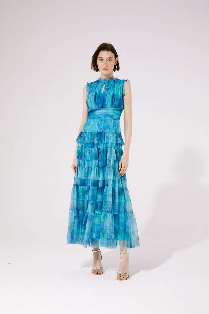 GoaGoa Mercurio Aqua Tulle Dress