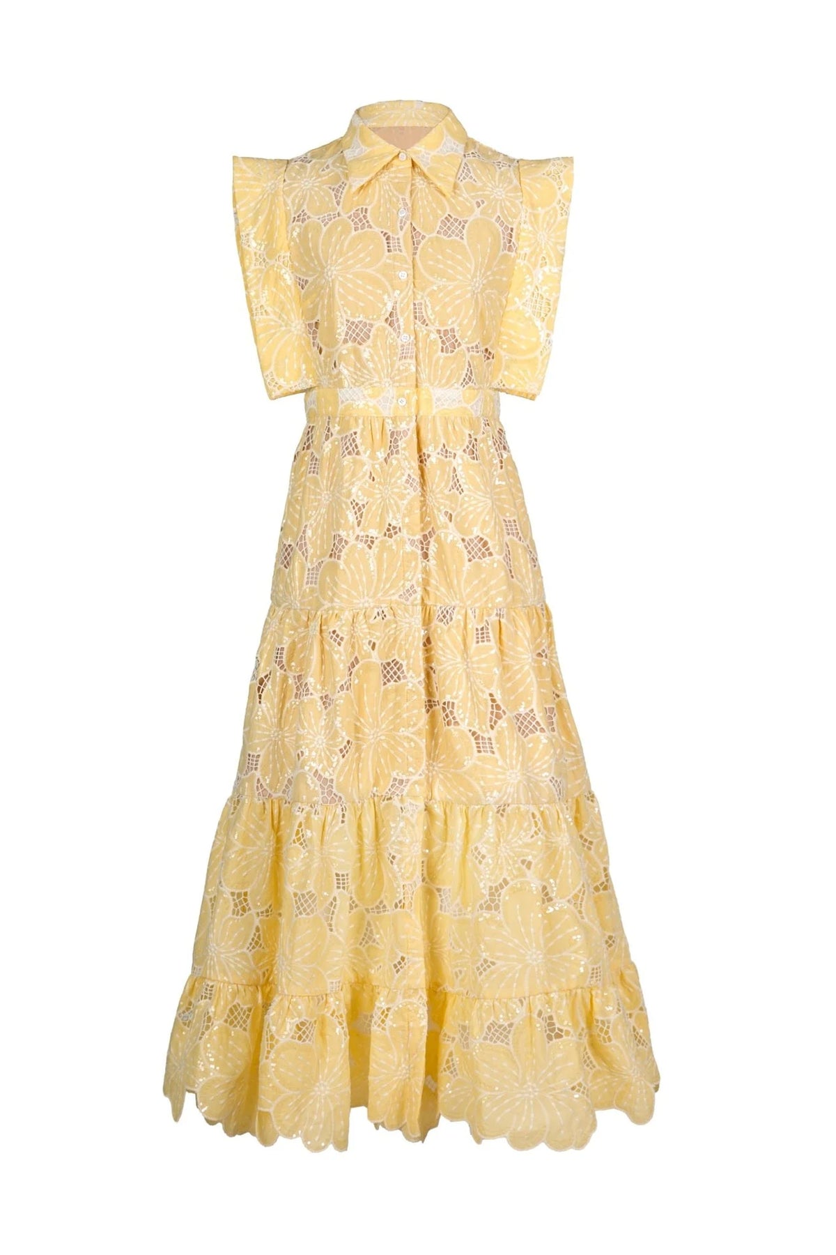 Celia B Vlan Lemon Dress