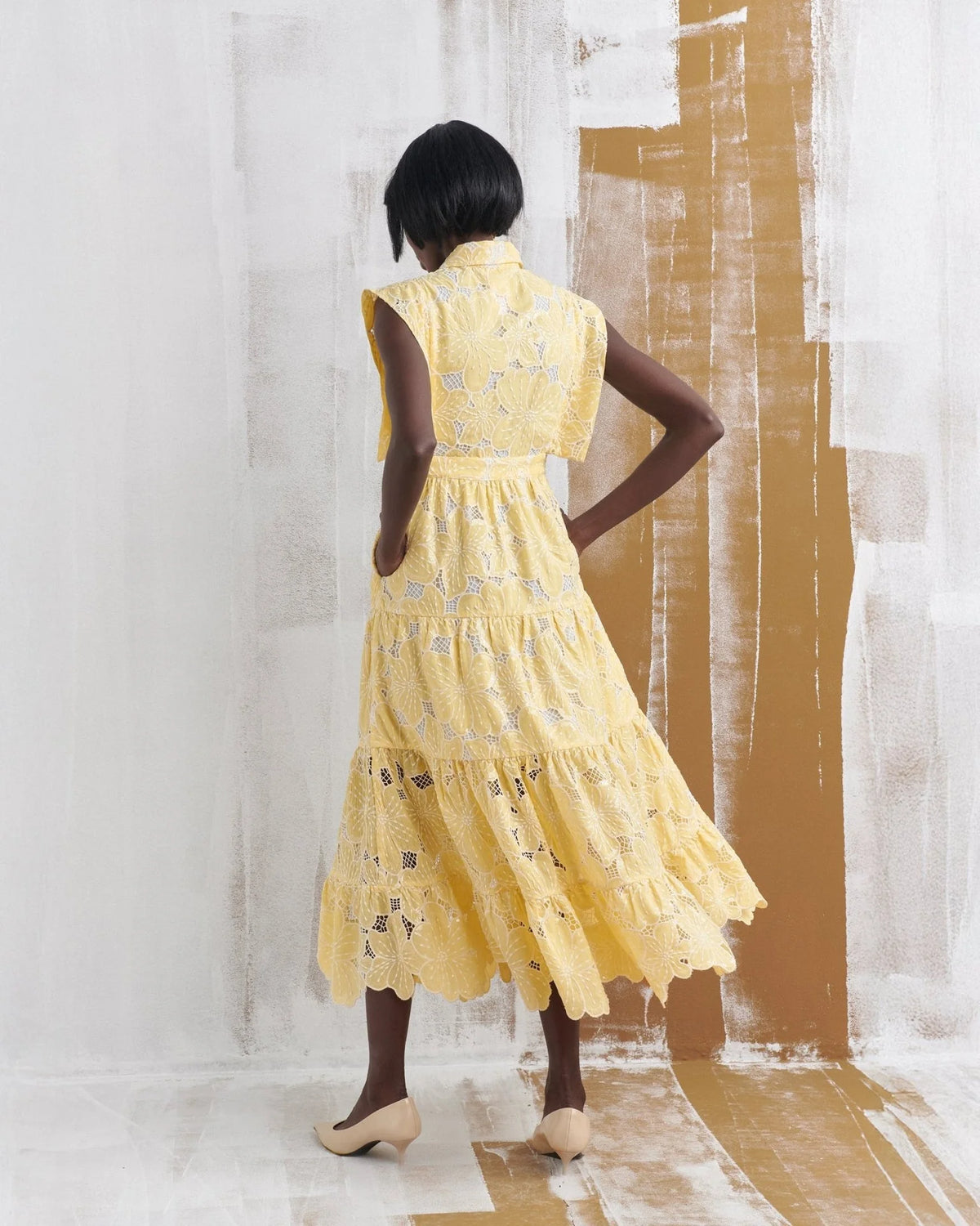 Celia B Vlan Lemon Dress