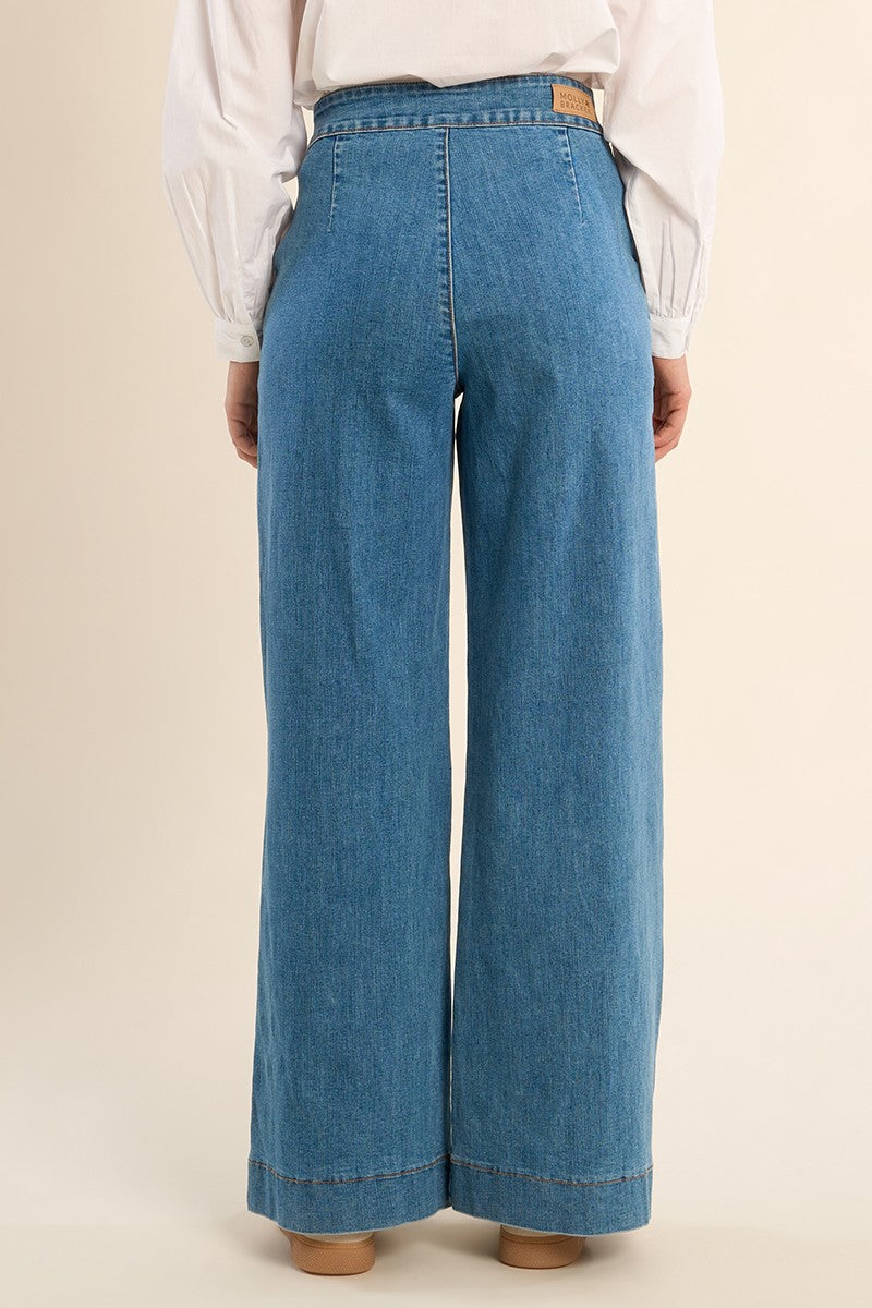 Molly Bracken Blue Wide leg Jeans