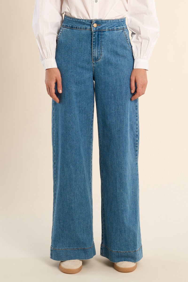 Molly Bracken Blue Wide leg Jeans