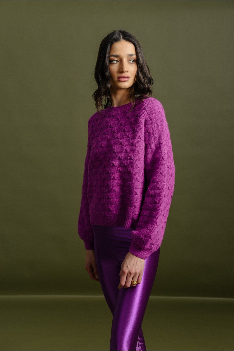 Molly Bracken Purple Sweater