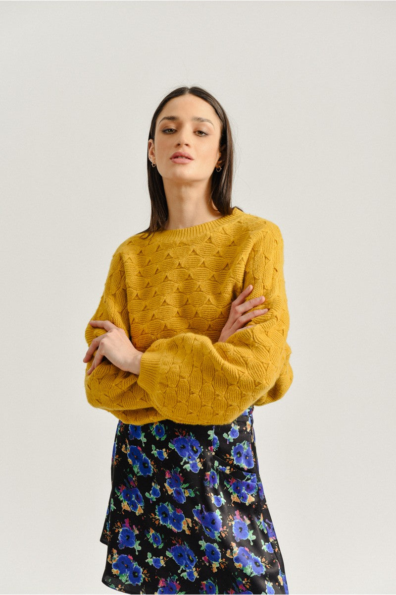 Molly Bracken Yellow Sweater