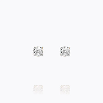 Caroline Svedbom Mini Stud Earrings Rhodium