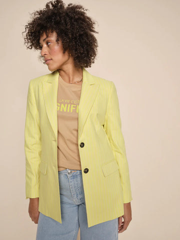 Mos Mosh Windy Twill Pinstripe Blazer