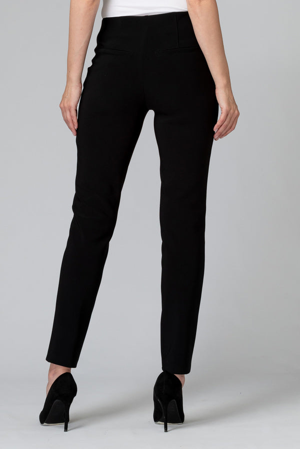 Essential Joseph Ribkoff Black Zipped Detailed Trousers