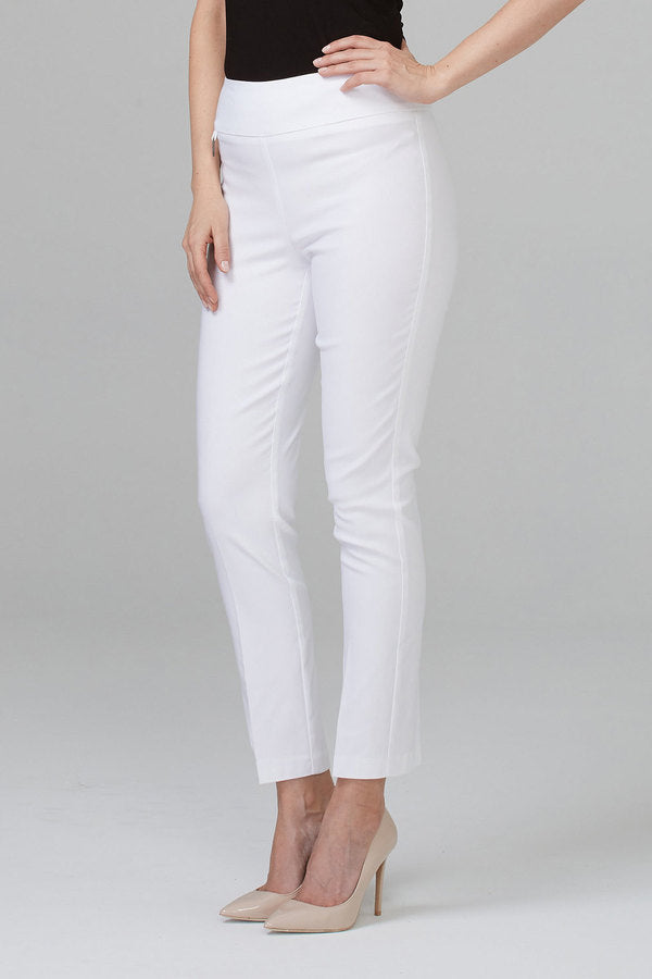 Joseph Ribkoff Essential White Classic Slim Pant