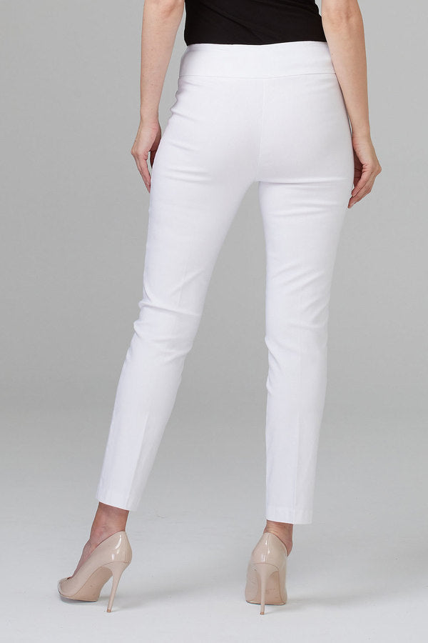Joseph Ribkoff Essential White Classic Slim Pant