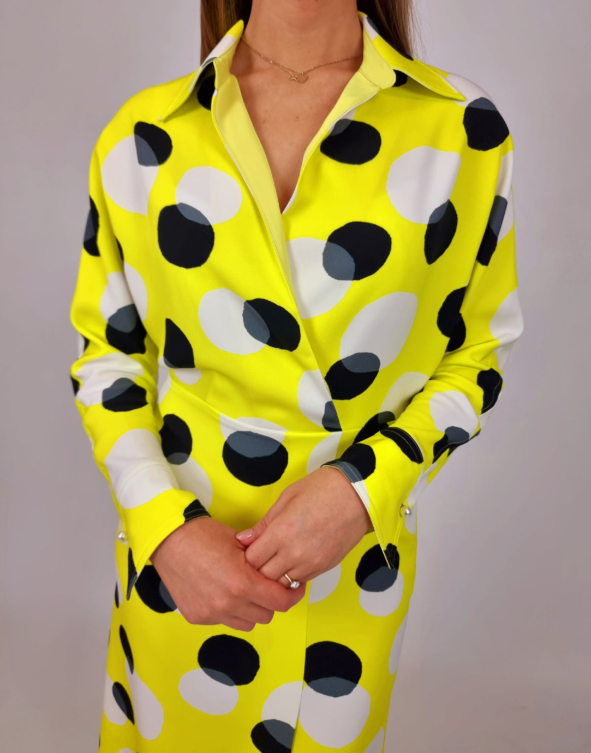 Moskada Yellow Fresia Dress