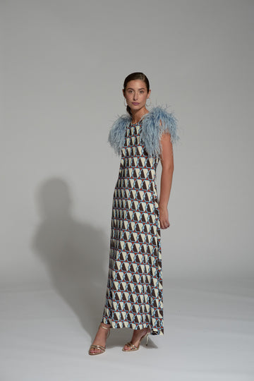 Moskada Blue Aleli Dress