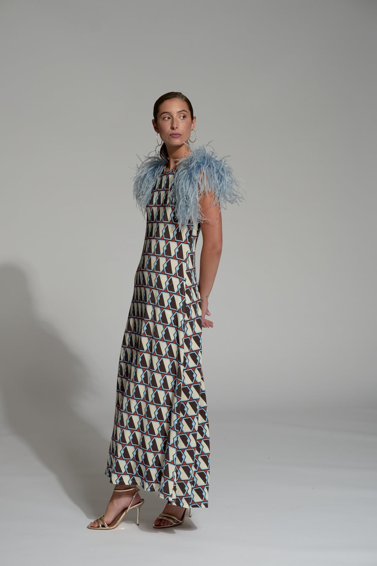 Moskada Blue Aleli Dress