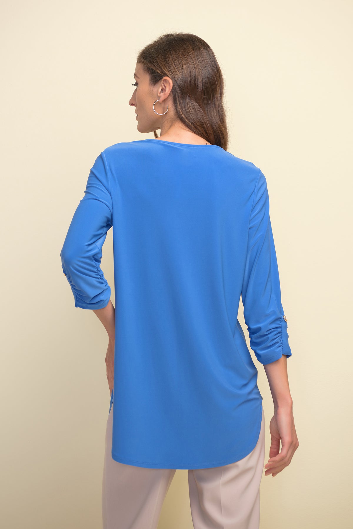 Joseph Ribkoff Classic, Zip Neck Top