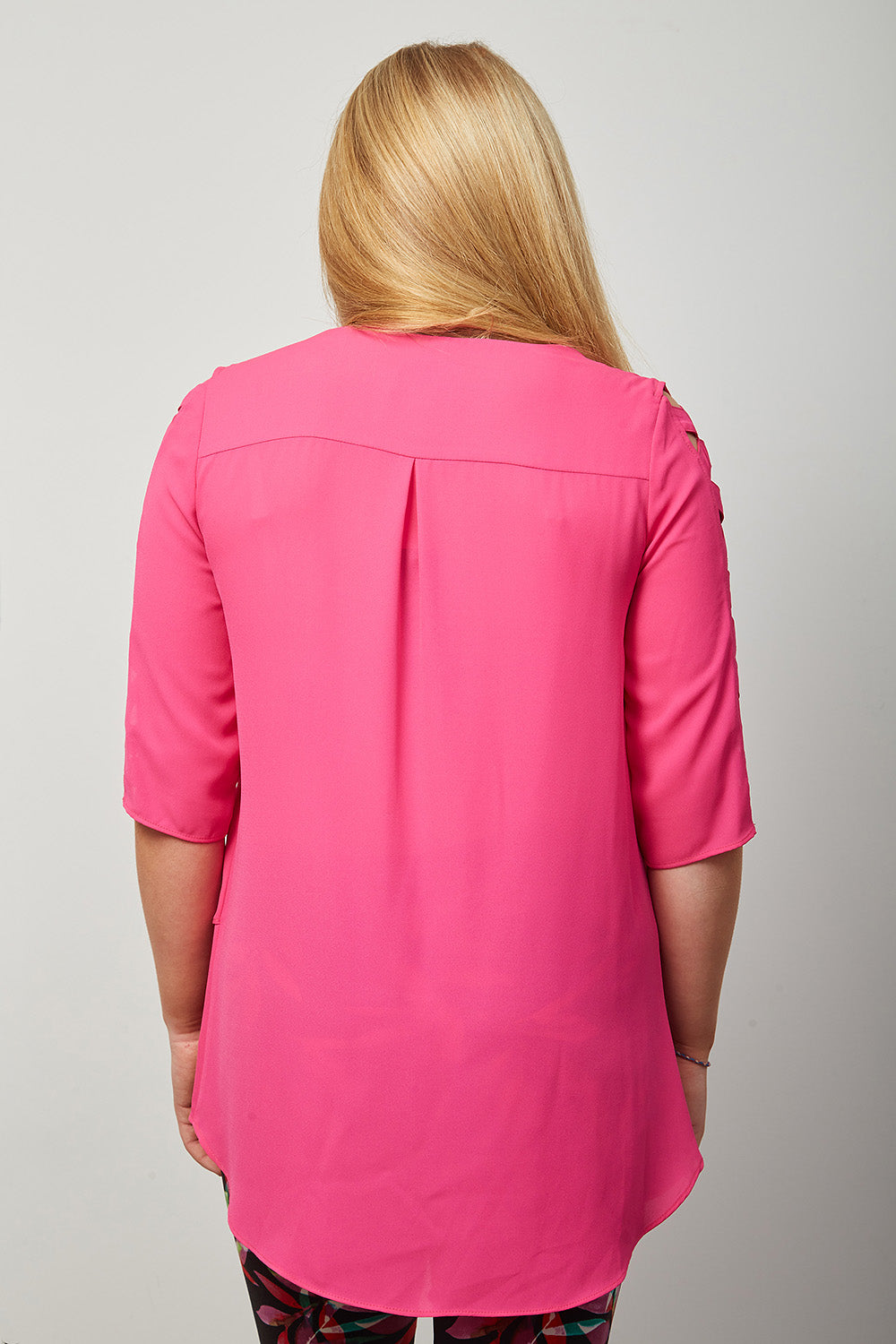 Joseph Ribkoff Cut-Out Sleeve Top
