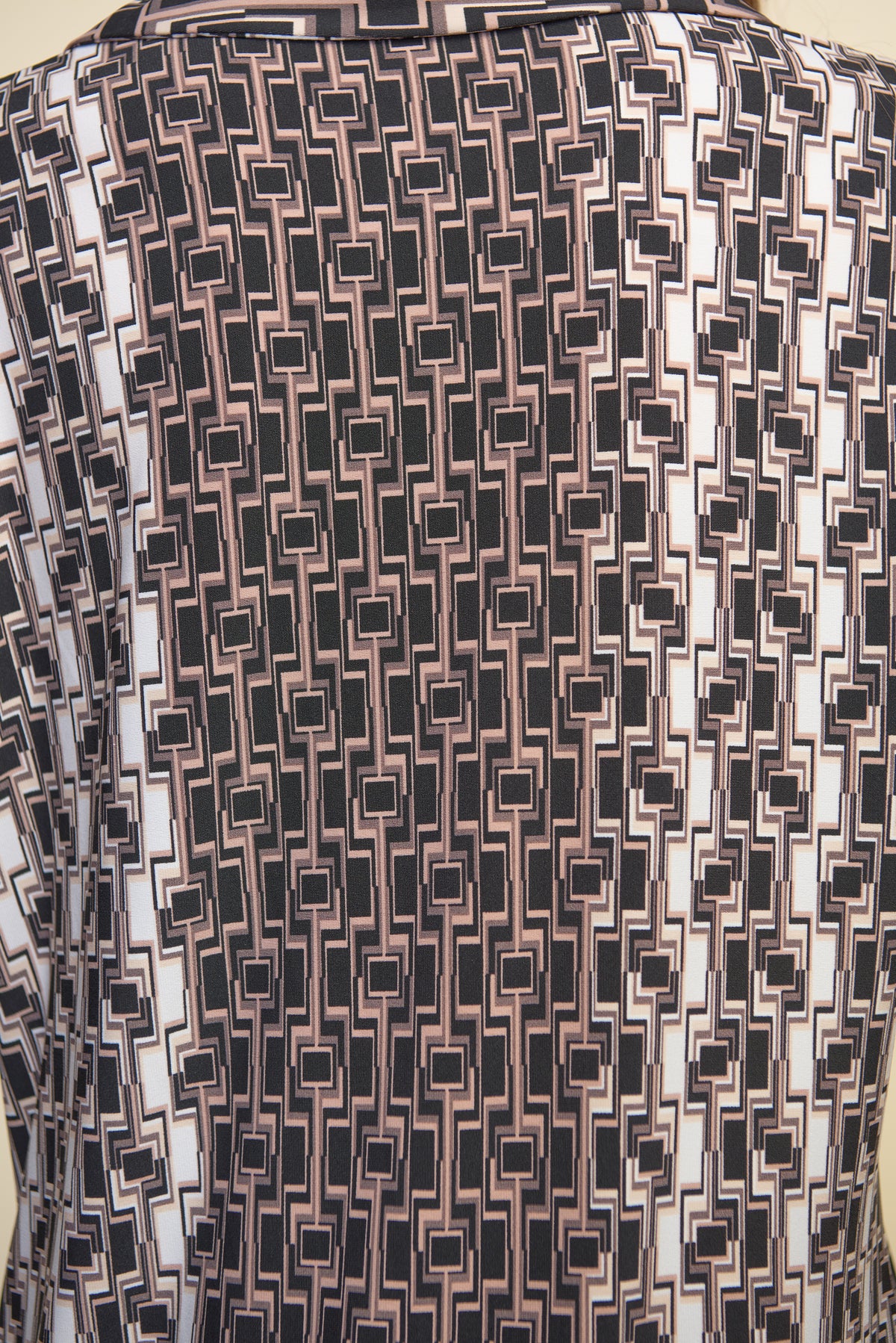 Joseph Ribkoff Geometric Print, V-Neck Blouse